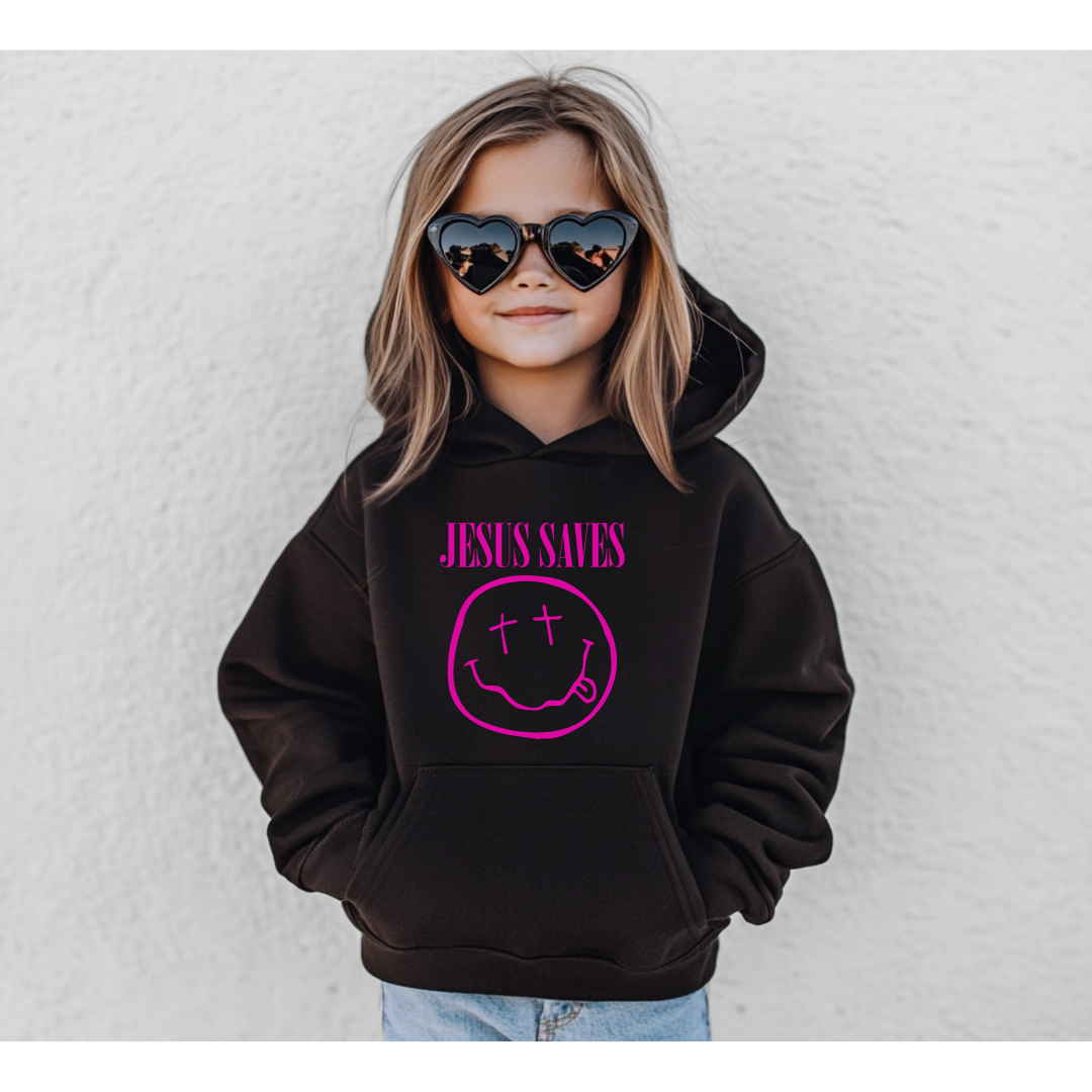 Jesus Saves Youth Hoodie